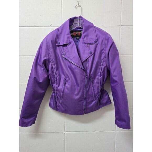 Brand New Zony Size Medium Purple Motorcycle Riding Jacket 💜 - Picture 1 of 9